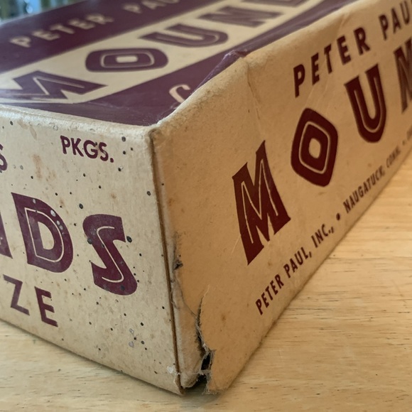 Vintage Peter Paul's Mounds Cardboard Candy Box - Picture 5 of 7
